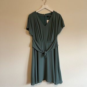 NWT Ann Taylor Chiffon Tie Front Dress size 10